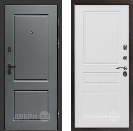 Входная металлическая Дверь Престиж Verona Классика Белое дерево в Старой Купавне