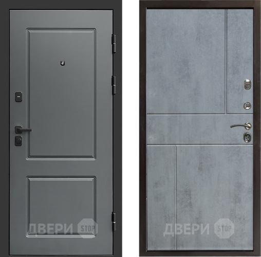 Входная металлическая Дверь Престиж Verona Горизонт Бетон темный в Старой Купавне