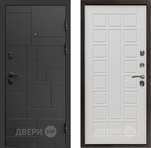 Входная металлическая Дверь Престиж Kvadro Престиж Бежевый мат в Старой Купавне