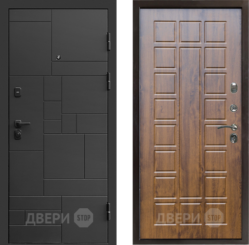 Входная металлическая Дверь Престиж Kvadro Престиж Дуб в Старой Купавне