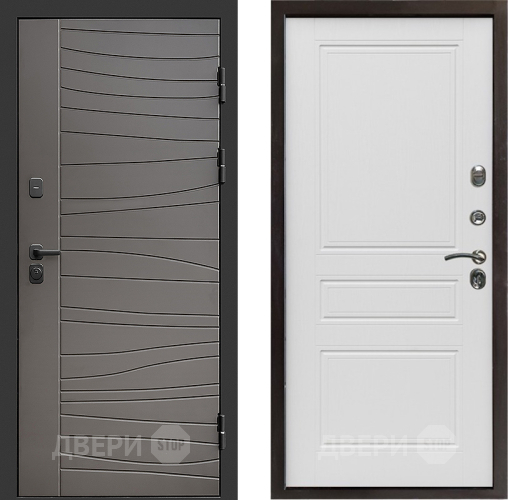 Входная металлическая Дверь Престиж Siciliya Классика Лиственница белая в Старой Купавне