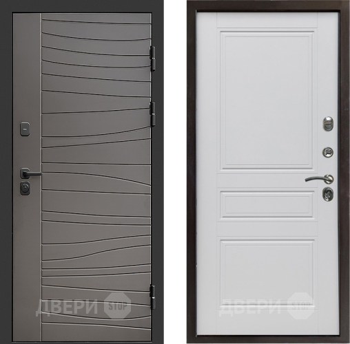 Входная металлическая Дверь Престиж Siciliya Классика Белый матовый в Старой Купавне