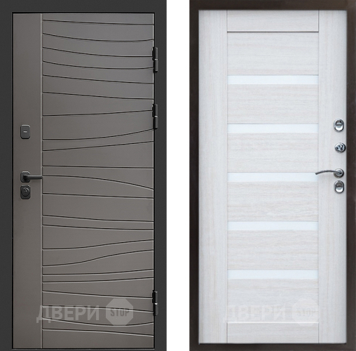 Входная металлическая Дверь Престиж Siciliya Царга Лиственница белая в Старой Купавне