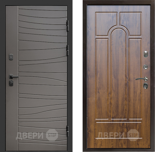 Входная металлическая Дверь Престиж Siciliya Арка Дуб в Старой Купавне