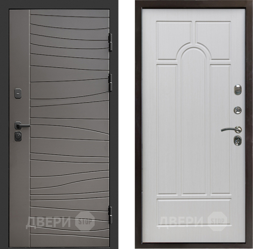 Входная металлическая Дверь Престиж Siciliya Арка Лиственница белая в Старой Купавне