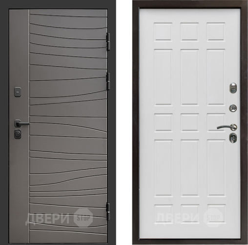 Входная металлическая Дверь Престиж Siciliya Спарта Белое дерево в Старой Купавне