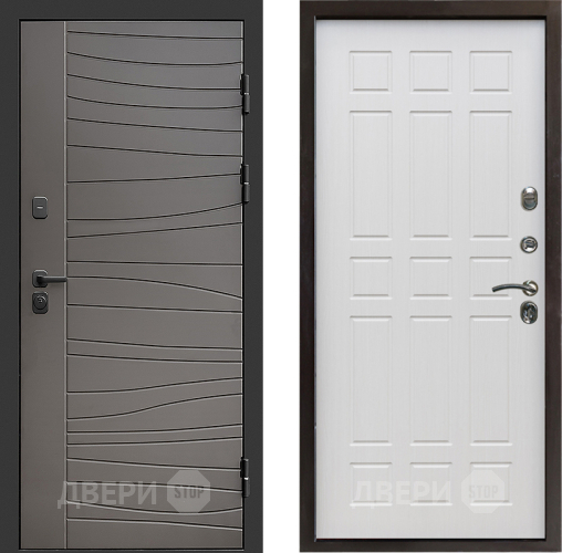 Входная металлическая Дверь Престиж Siciliya Спарта Лиственница белая в Старой Купавне