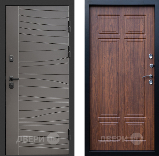 Входная металлическая Дверь Престиж Siciliya Премиум Орех темный в Старой Купавне