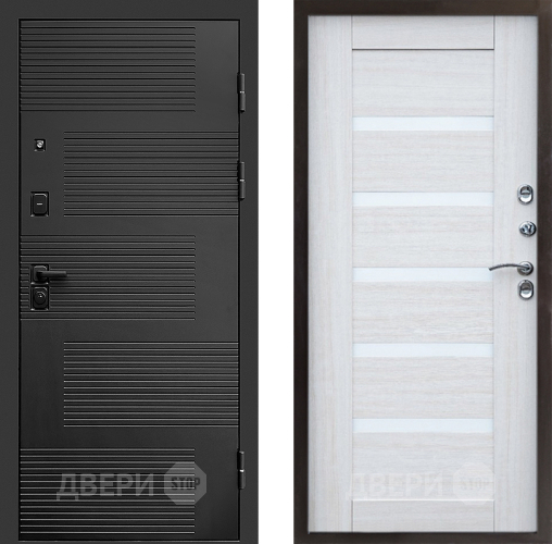 Входная металлическая Дверь Престиж Favorit Царга Лиственница белая в Старой Купавне