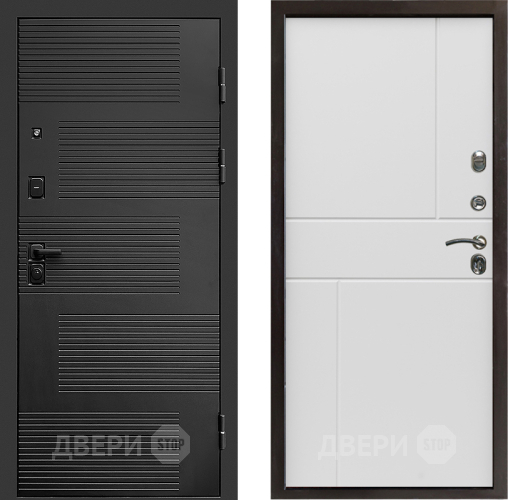 Входная металлическая Дверь Престиж Favorit Горизонт Бетон белый в Старой Купавне