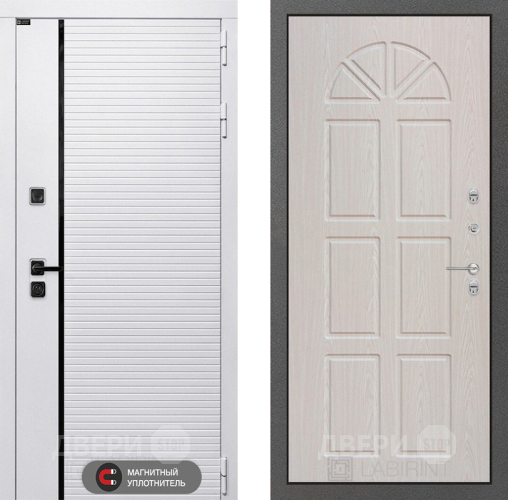 Входная металлическая Дверь Лабиринт (LABIRINT) Royal 15 VINORIT Алмон 25 в Старой Купавне