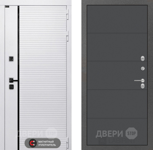 Дверь Лабиринт (LABIRINT) Royal 13 Графит софт в Старой Купавне