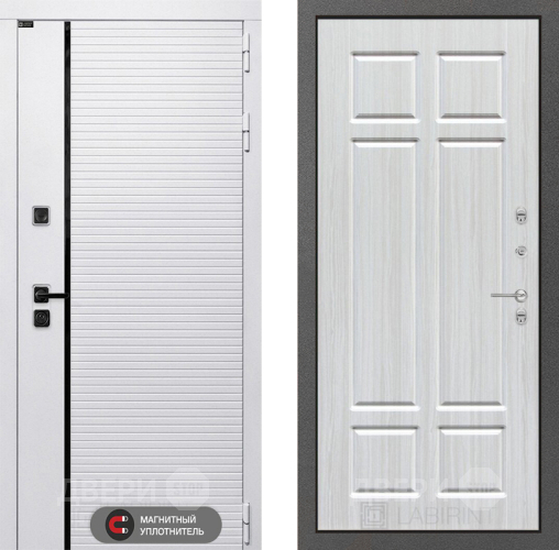 Входная металлическая Дверь Лабиринт (LABIRINT) Royal 08 Кристалл вуд в Старой Купавне