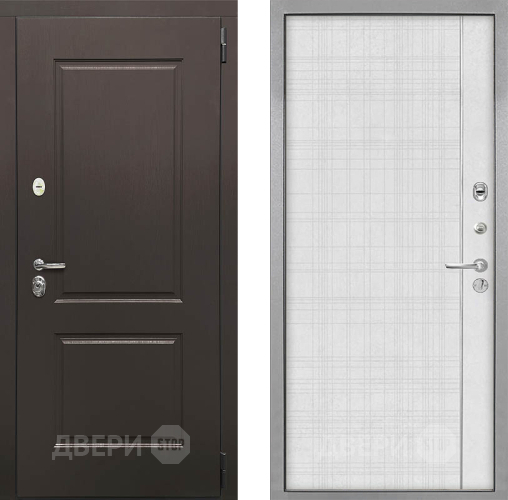 Дверь Интекрон (INTECRON) Кампо В-07 с молдингом Лофт белый в Старой Купавне