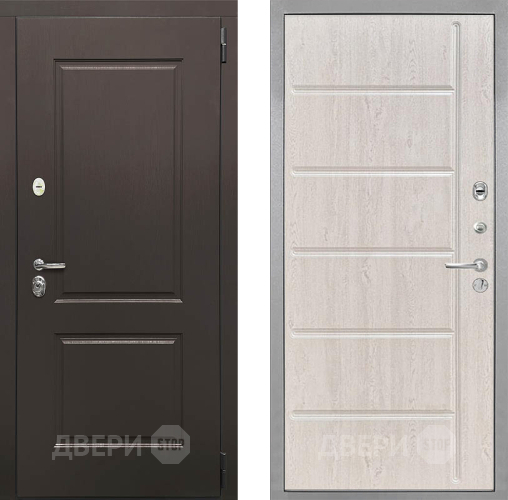 Входная металлическая Дверь Интекрон (INTECRON) Кампо ФЛ-102 Сосна белая в Старой Купавне