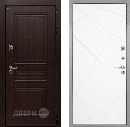 Дверь Интекрон (INTECRON) Брайтон Тиковое Дерево Лучи-М Софт милк в Старой Купавне