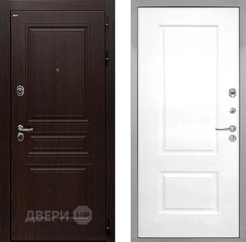 Дверь Интекрон (INTECRON) Брайтон Тиковое Дерево Альба Роял Вуд белый в Старой Купавне