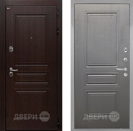 Дверь Интекрон (INTECRON) Брайтон Тиковое Дерево ФЛ-243 Графит вуд дуб в Старой Купавне