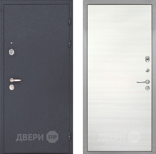 Входная металлическая Дверь Интекрон (INTECRON) Колизей Гладкая Дуб сильвер поперечный в Старой Купавне