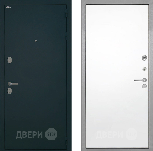 Входная металлическая Дверь Интекрон (INTECRON) Греция Гладкая Силк Сноу в Старой Купавне