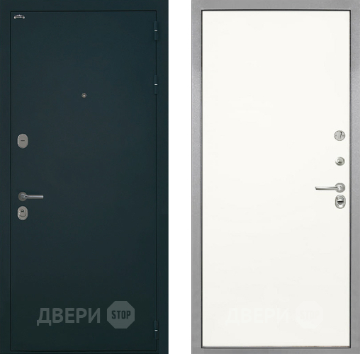 Входная металлическая Дверь Интекрон (INTECRON) Греция Гладкая Слоновая кость в Старой Купавне