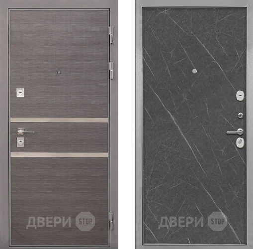 Дверь Интекрон (INTECRON) Неаполь Гладкая Гранит лава оникс в Старой Купавне