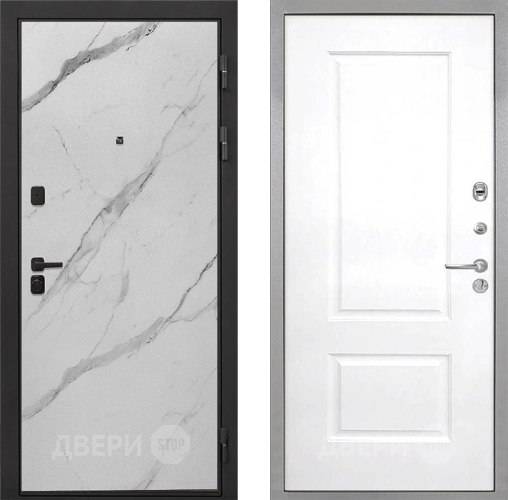 Дверь Интекрон (INTECRON) Профит Black Мрамор Арктик Альба Роял Вуд белый в Старой Купавне