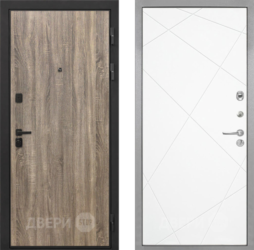 Дверь Интекрон (INTECRON) Профит Black Дуб Турин Лучи-М Софт милк в Старой Купавне