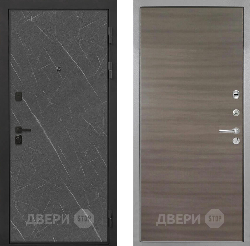 Дверь Интекрон (INTECRON) Профит Black Гранит Лава Оникс Гладкая Дуб тоскано поперечный в Старой Купавне
