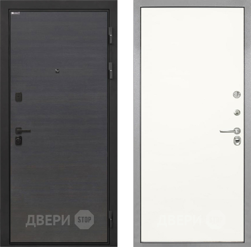 Входная металлическая Дверь Интекрон (INTECRON) Профит Black Эковенге Гладкая Слоновая кость в Старой Купавне