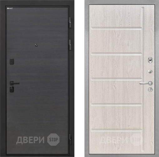 Входная металлическая Дверь Интекрон (INTECRON) Профит Black Эковенге ФЛ-102 Сосна белая в Старой Купавне