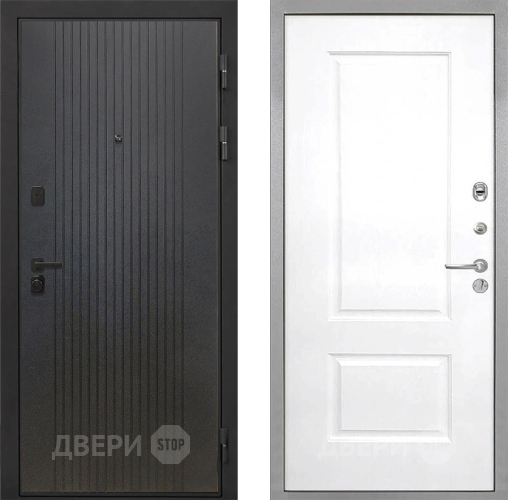 Входная металлическая Дверь Интекрон (INTECRON) Профит Black ФЛ-295 Альба Роял Вуд белый в Старой Купавне