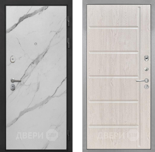 Дверь Интекрон (INTECRON) Гектор Мрамор Арктик ФЛ-102 Сосна белая в Старой Купавне