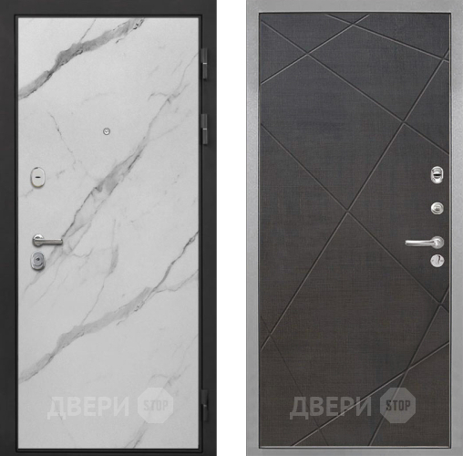 Дверь Интекрон (INTECRON) Гектор Мрамор Арктик Лучи-М Венге распил кофе в Старой Купавне