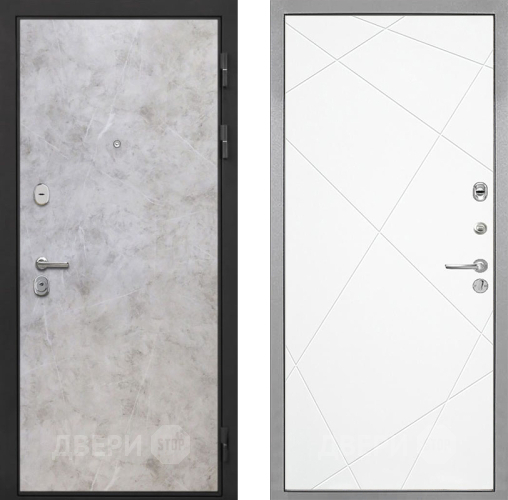 Дверь Интекрон (INTECRON) Гектор Мрамор Светлый Лучи-М Софт милк в Старой Купавне