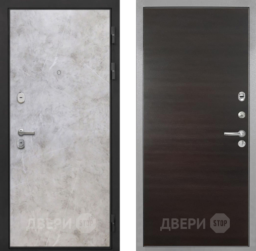 Дверь Интекрон (INTECRON) Гектор Мрамор Светлый Гладкая Эковенге поперечный в Старой Купавне