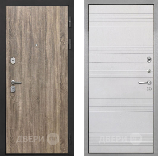 Входная металлическая Дверь Интекрон (INTECRON) Гектор Дуб Турин ФЛ-316 Белый ясень в Старой Купавне