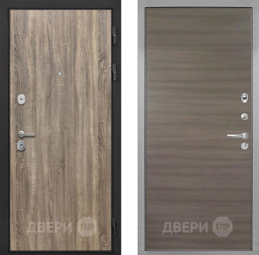 Входная металлическая Дверь Интекрон (INTECRON) Гектор Дуб Турин Гладкая Дуб тоскано поперечный в Старой Купавне