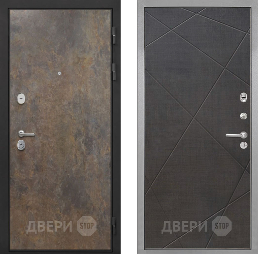 Входная металлическая Дверь Интекрон (INTECRON) Гектор Гранж Лучи-М Венге распил кофе в Старой Купавне