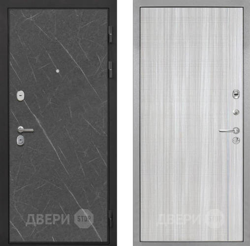 Входная металлическая Дверь Интекрон (INTECRON) Гектор Гранит Лава Оникс В-07 с молдингом Сандал белый в Старой Купавне