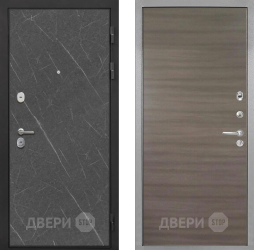 Входная металлическая Дверь Интекрон (INTECRON) Гектор Гранит Лава Оникс Гладкая Дуб тоскано поперечный в Старой Купавне