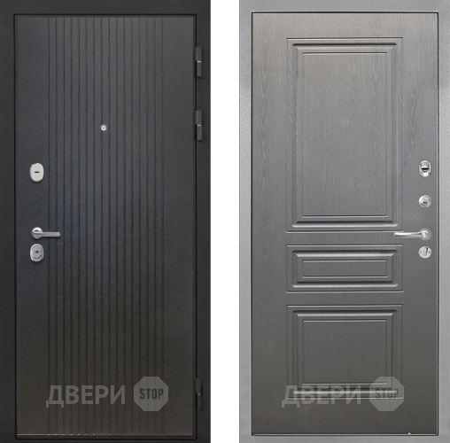 Входная металлическая Дверь Интекрон (INTECRON) Гектор ФЛ-295 ФЛ-243 Графит вуд дуб в Старой Купавне