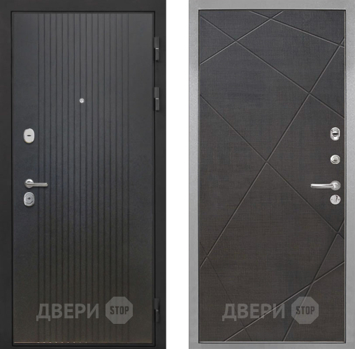 Входная металлическая Дверь Интекрон (INTECRON) Гектор ФЛ-295 Лучи-М Венге распил кофе в Старой Купавне