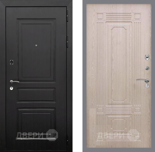 Входная металлическая Дверь Рекс (REX) 6 Венге FL-2 Беленый дуб в Старой Купавне