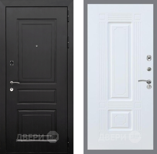 Входная металлическая Дверь Рекс (REX) 6 Венге FL-2 Силк Сноу в Старой Купавне