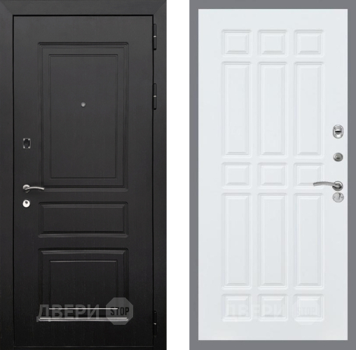 Входная металлическая Дверь Рекс (REX) 6 Венге FL-33 Силк Сноу в Старой Купавне