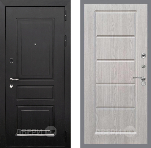 Входная металлическая Дверь Рекс (REX) 6 Венге FL-39 Беленый дуб в Старой Купавне