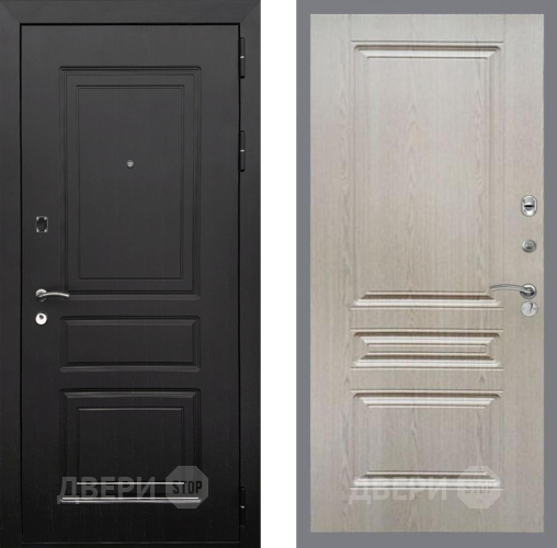 Входная металлическая Дверь Рекс (REX) 6 Венге FL-243 Беленый дуб в Старой Купавне