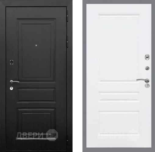 Входная металлическая Дверь Рекс (REX) 6 Венге FL-243 Силк Сноу в Старой Купавне