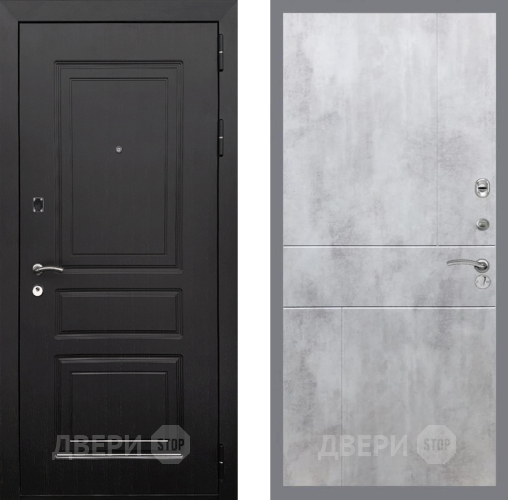 Входная металлическая Дверь Рекс (REX) 6 Венге FL-290 Бетон светлый в Старой Купавне